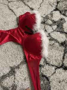 Festive Santa Costume Lingerie Set