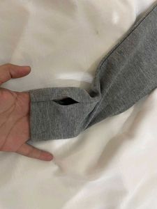 Grey Turtleneck sport Top