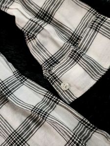 Casual Regular Checkered Women Shirt With Top