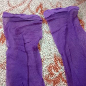 Purple Lace Tights