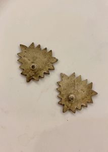 Boho Tribal Triangle Earrings l Last pair