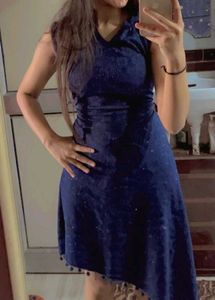 Sparkly Navy Blue Dress