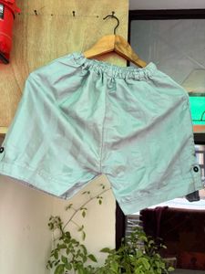 Stylish Grey Striped Shorts