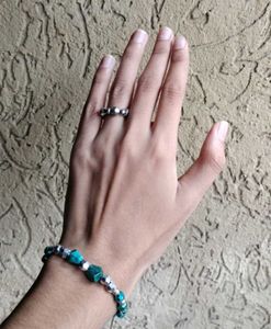 Handmade Necklace, Bracelet, and Ring