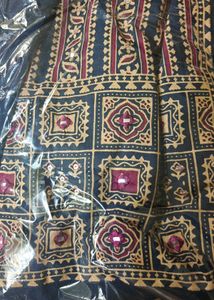 Printed Cotton Kurta Set with Dupatta &amp; Plazzo