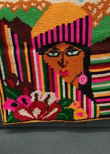 handmade Cross stitch wall decor