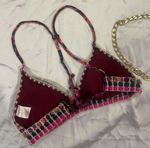 Multi Coloured Bralette Top!