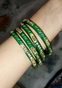 Vibrant Beaded Bangles