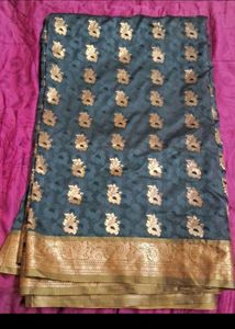 Elegant Silk Blend Saree