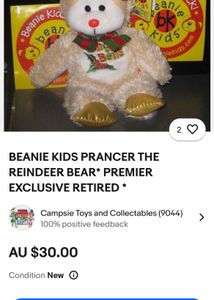 Reindeer Christmas Plush Toy