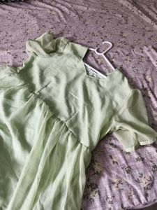 Multi Green Flowy Tiered Maxi Dress💚