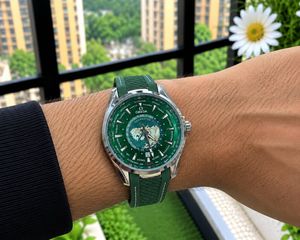 Omega Seamaster World Timer Green Dial
