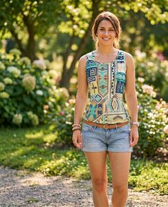 Boho Print Tank Top