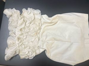 Elegant White Ruffle Dress