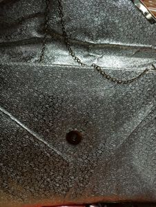 Silver Evening Clutch