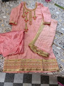 Elegant Pink salwar suit set