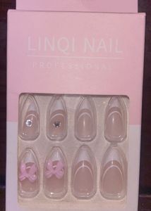 LINQI NAIL Professional French Tip Press-Ons
