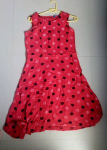 Red Colour Polka Dot Frock || Very Cheap Price✨