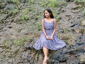 Boho Print Tiered Midi Dress