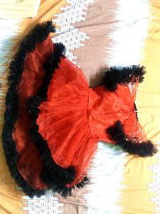 Sparkly Red &amp; Black Party Dress