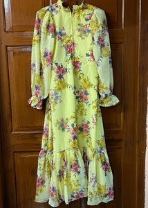 Beautiful Floral Print Gown