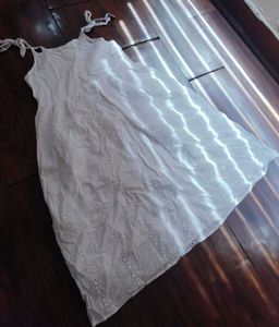WHITE BRUNCH DRESS