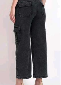 Dark Grey Cargo Jeans (best quality)