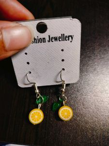 Lemon Slice Dangle Earrings