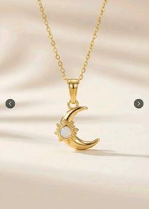 3pc Gold Tone Celestial Necklaces Set