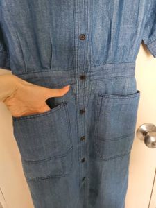 Classic 90s denim midi sundress