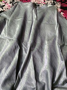 Shimmering Grey Ethnic Skirt