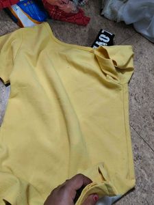 Cute Yellow Graphic T-Shirt