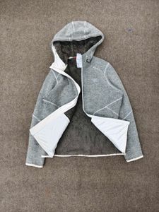 The North Face Gray Fleece Hoodie