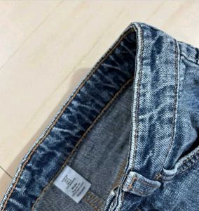 h&amp;m Classic Blue baggy Wide Leg Jeans