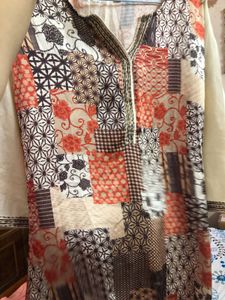 Trendy Multicolour Short Kurta