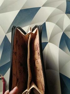 Pink &amp; Black Clutch Wallets