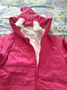 Imported Cozy Pink Puffer bodysuit
