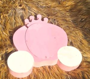 Pink Princess Carriage Coin Bank