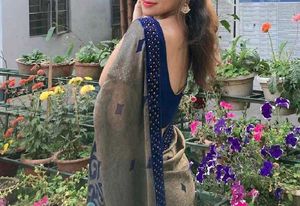 Elegant Grey Saree