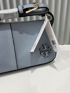 Tory Burch Light Blue Leather Crossbody Bag