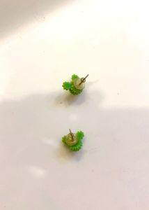 New Cute Beaded Cactus Mickey Stud Earrings