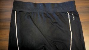 HRX Black Rapid-Dry Leggings (M)