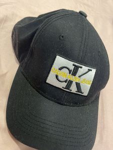 Calvin Klein Jeans Black Baseball Cap Y2k Korean