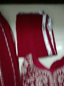 Maroon Embroidered Palazzo Set