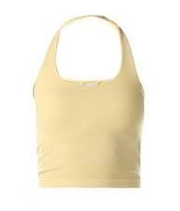 Yellow Ribbed Tank Tops (set of 2)
