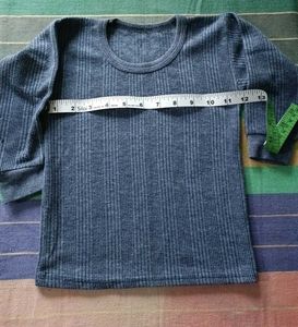 Blue Thermal Top - Cozy Warmth