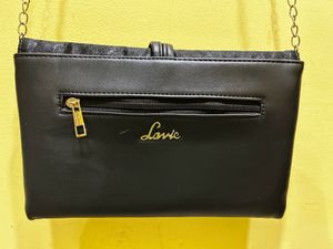 LAVIE COMBO OF 2 Clutches Black &amp; Grey