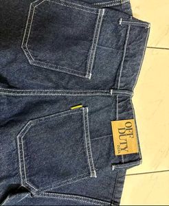 Blue Denim Cargo Jeans