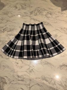 Chic Plaid Pleated Skirt