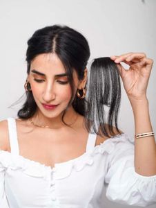 Nish Hair Wispy Clip-In Bangs
